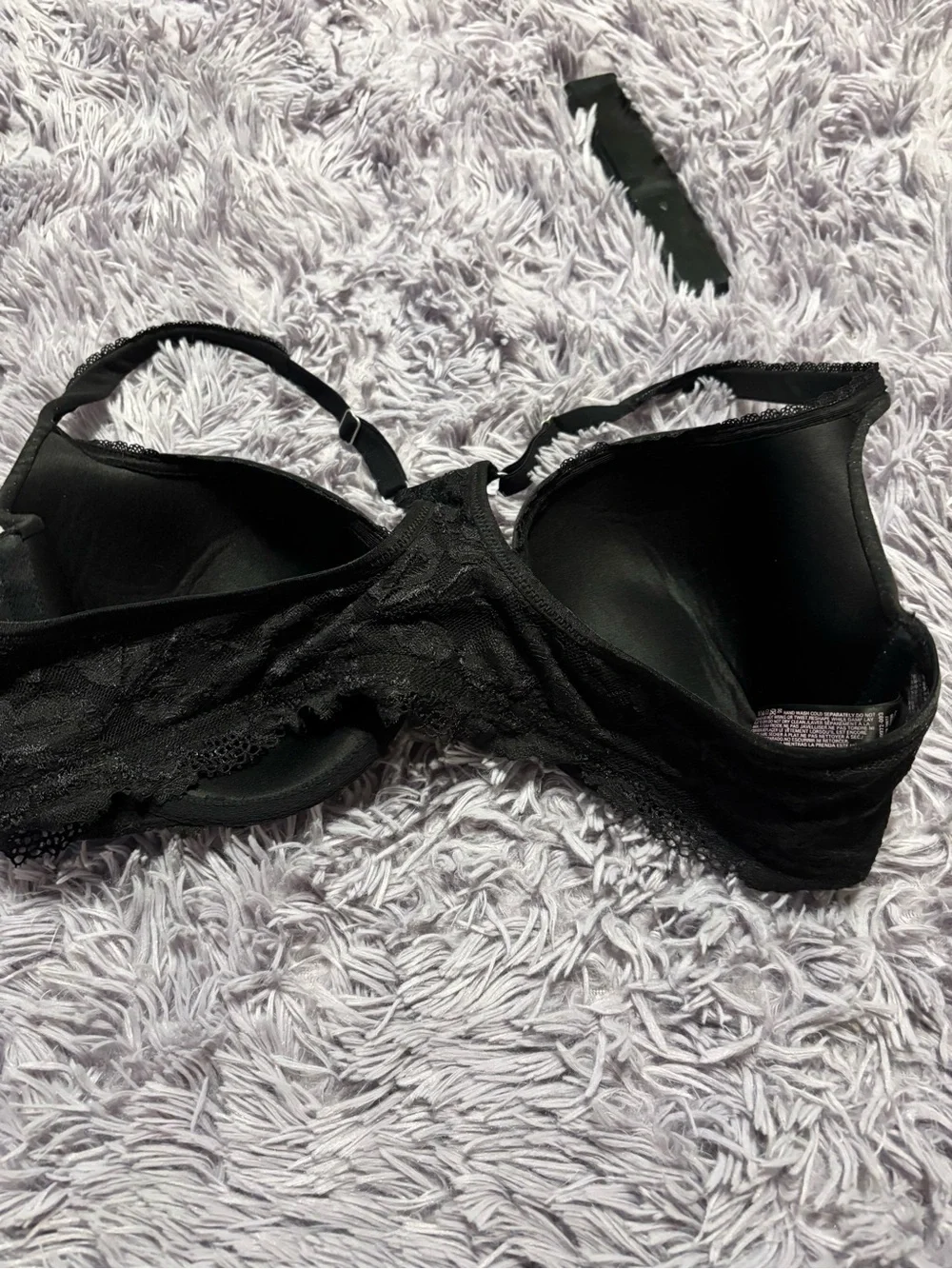 Victoria's Secret Black Lace Trim Women's bra